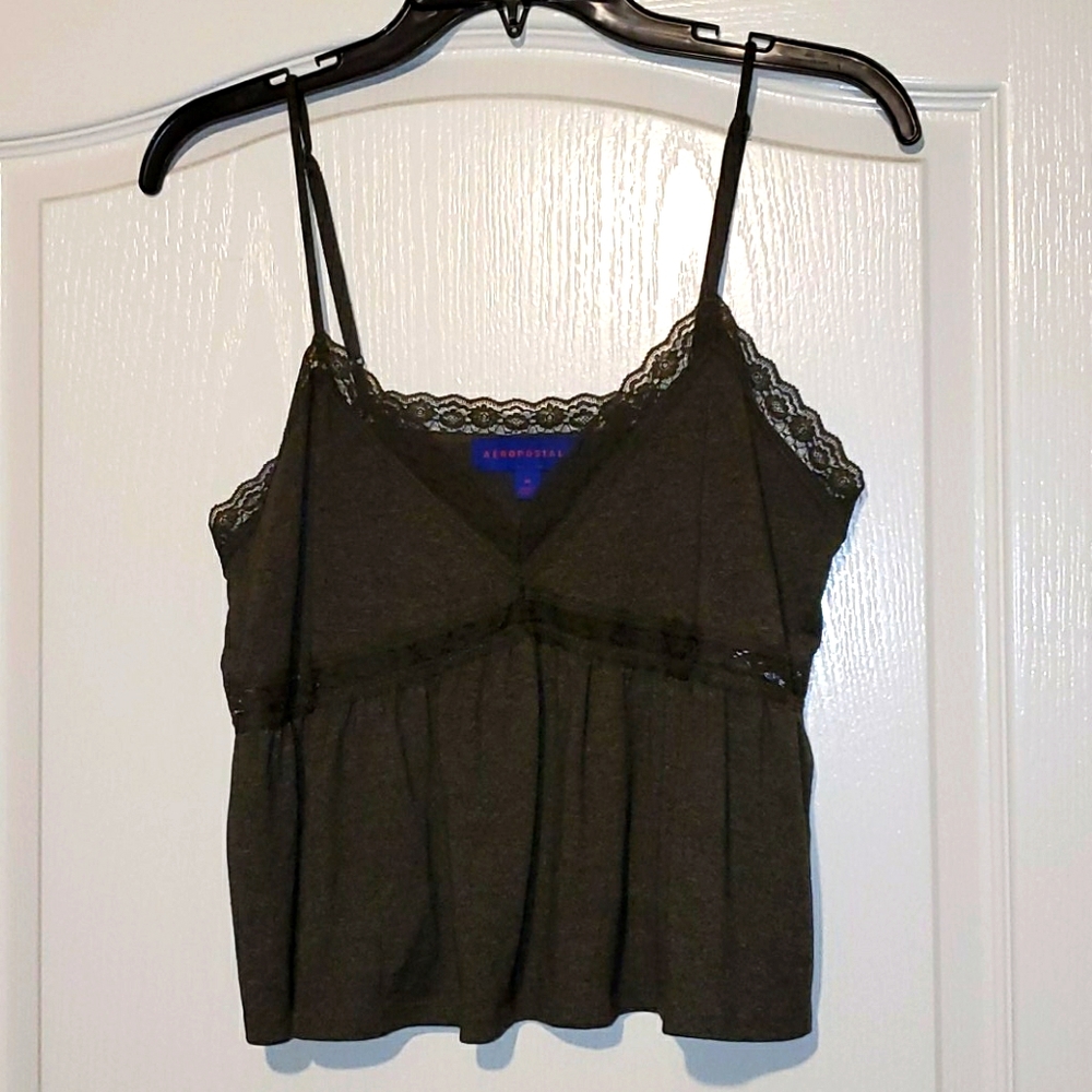 Olive Green Spaghetti top